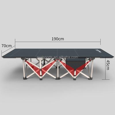 China Durable Lightweight Folding Beach Bed Modern Military Folding Camping Bed for sale