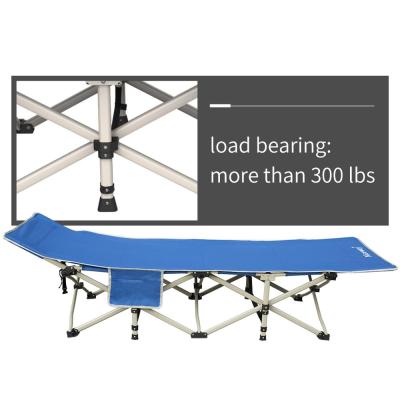 Κίνα Foldable outdoor use portable reinforced midday break and camping rest sleeping army metal folding extra bed for sale προς πώληση