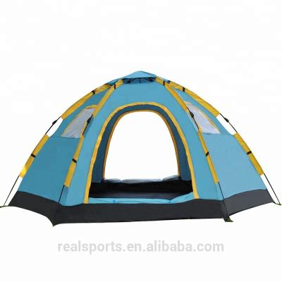 China Portable Pop Up Waterproof Tents For Outdoor Sports Camping Expanding Travel Range With Zippered Door And Carrying Bag In Gray for sale