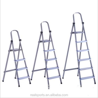 China Responsive Folding Ladders Household Indoor Ladder Portable Aluminum Wide Step Ladder en venta