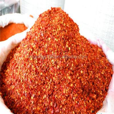 China crushed dry red chilli/chilli flakes for sale