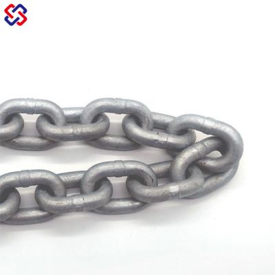 China Traveling Hot Dip Galvanized High Tensile Grade 80 Alloy Steel Lifting Chain for sale