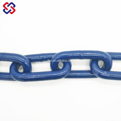 China G80 Connecting Alloy Steel Plastic Coated Lashing Chain for sale