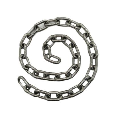 China Linking Chains 304/316 Stainless Steel Link Chain Din766 Mass Steel Manufacture China for sale