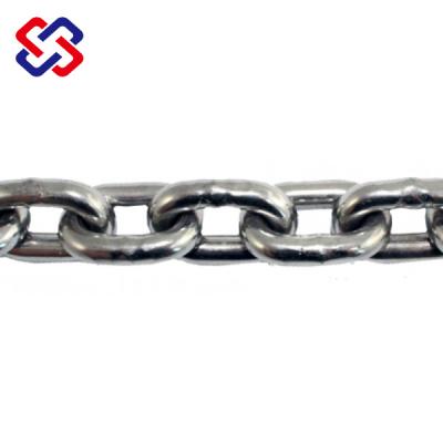 China Din5685A Stainless Steel Overhead Lifting Chain AISI 304/316 Short Link Chain for sale