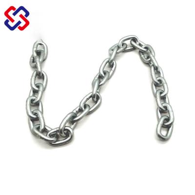 China Electro Galvanized Ordinary Mild Steel Link Chains Short Traveling Netting for sale