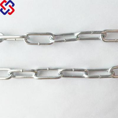 China Decoration Factory Price Galvanized Netting DIN763 Long Link Chains Long Link Chains for sale