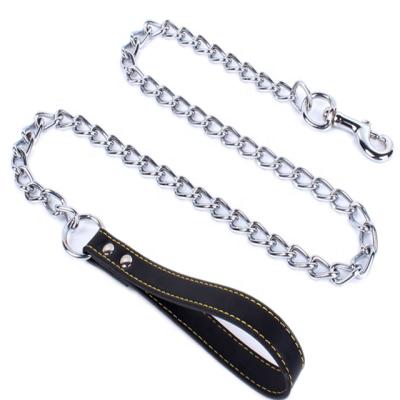 China High Quality Pet One Piece Chains Chains Hook Pet Products Dog Animal Twisted Chain With Snap Hook for sale