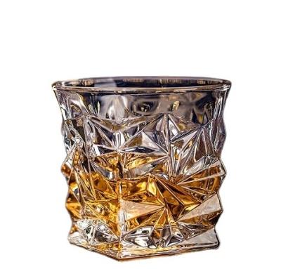 China Glossy Beverage Juice Cup Whiskey Glass Beer Mug Running Glacier for sale