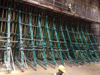 China Single sided formwork system , tunnel formwork for Singapore MRT project for sale