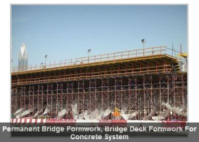 China Permanent Bridge Formwork, Bridge Deck Formwork For Concrete System for sale