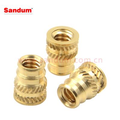 China Brass Thumb Knurled Brass Insert Nuts Nut8-32 for sale