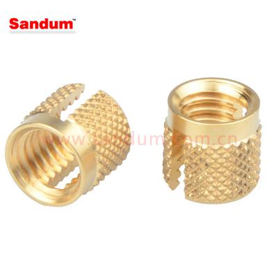 China Heavy Industry M2 M2.5 M3 M3.5 M10 Brass Knurling Inserts Nut For Plastic Part for sale