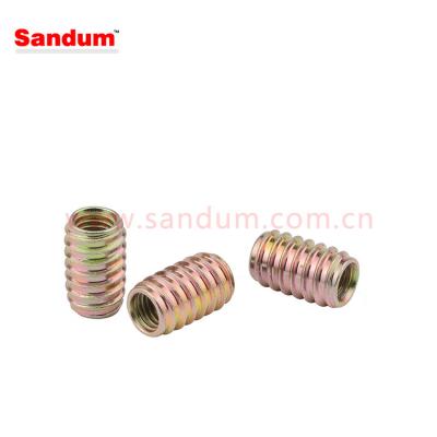 China General Industry Threaded Insert Zinc Alloy Nut For Wood Furniture for sale