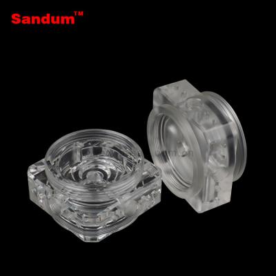 China Industrial Pump Connection Customized CNC Milling Flame Polishing PMMA Acrylic Parts for sale