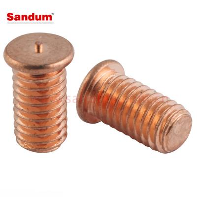 China Heavy Industry Capacitor Discharge Steel With Copper Plated Solder Stud M3, M6 Screws for sale