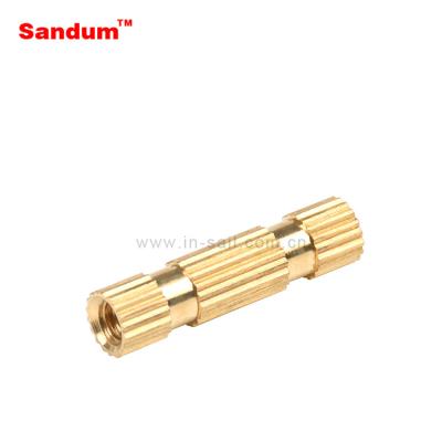 China Heavy Industry Threaded Insert Brass Knurled Nut For Plastic Housing for sale