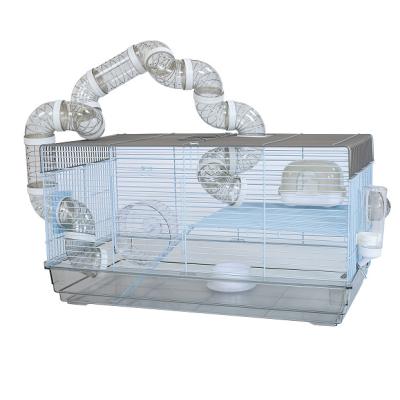 China Viable Transparent Hamster Cage Hamster Cage With Expandable Tunnels for sale