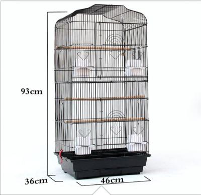 China 46cm*36cm*93cm Metal Breathable Large Size Bird Cage for sale