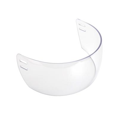 China CE Certified Clear Polycarbonate (PC) Ice Hockey Visors Or Eye-shields For Ice Hockey Helmets With Kits for sale