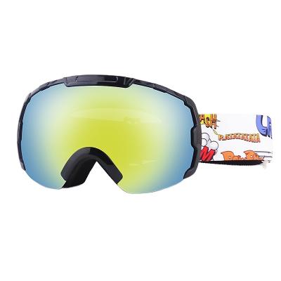 China Wholesale top quality 2023 bestselling TPU OVER GLASS (OTG) ski/snowboard goggles for kids for sale