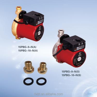 China Househould and Domestic Heater 15PBG-9-N and 15PBG-10-N Full Automatic Water Pressure Booster Pump for sale