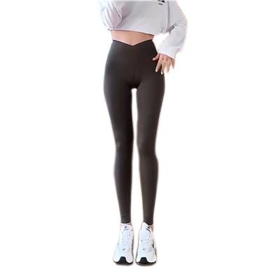 China Factory Customization Antibacterial Sexy V Fashion Cut Out Leggings Fitness Leggings For Women Legging Equipments for sale