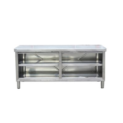 China Modern Professional Kitchen Equipment Sink Table Outdoor Stainless Steel Workbench for sale