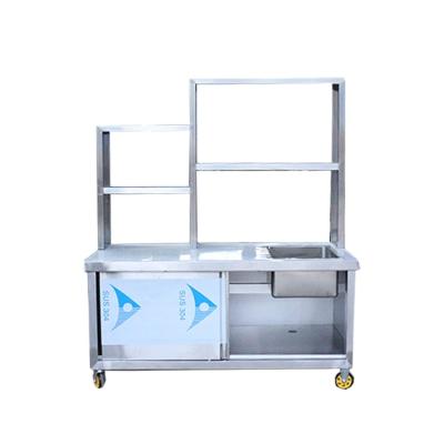 China Modern Stainless Steel Bar Counters Bubble Tea Catering Equipment Equipment for sale