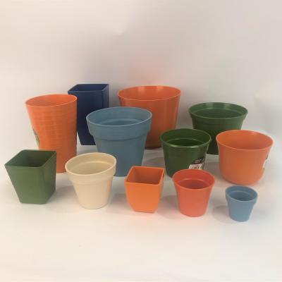 China Hot Sale Modern Cheap Planter Fiber Bamboo Biodegradable Flower Pots for sale