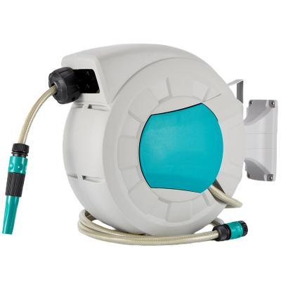 China Wholesale Set Retractable Heavy Duty Automatic Hose Reel Adjustable With Hose Fittings for sale