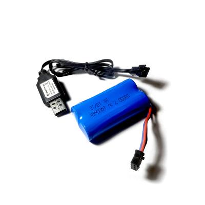 China Special rechargeable 18650 7.4v 12V lithium battery pack for smart robot chassis mecanum wheels send charger for sale