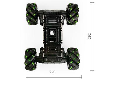 China DIY Smart Educational Smart Box RC Wave Gun Bomb Water Chassis Wheel Car Cradle Remote Control Launcher Against Mecanum Robot for sale