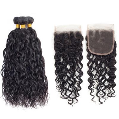 China Indian Water Wave Becharm Free Sample Water Wave Bundle Hair Extension 8