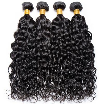 China Hot Selling Raw Indian Virgin Hair Body Wave Human Cuticle Aligned Indian Water Wave Hair Weave Natural Cheap Extensions Bundle Alone for sale