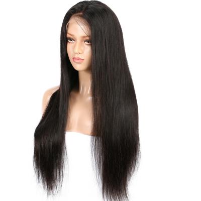 China Brazilian Virgin Barely Shedding Soft Smooth Thick Cuticle Aligned Wigs Deal Straight Raw Hair Lace Front Wigs for sale