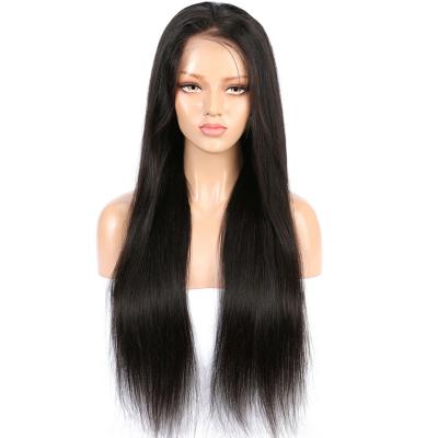 China Brazilian Virgin Hair 10A Grade Silky Straight Hair Lace Front Wigs Cuticle Aligned Hair Wig For Black Women for sale