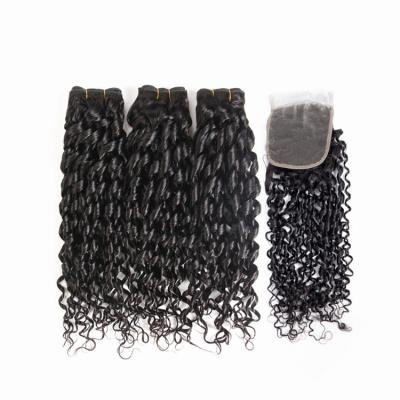 China FUMI Nigerian 12A Grade Cuticle Aligned Raw Mink Unprocessed Pixie Curl Vietnam Double Drawn Virgin Hair for sale