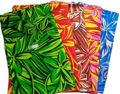 China Do not fade when washing dye printed polyester jumping fish fabrics for making dress for sale