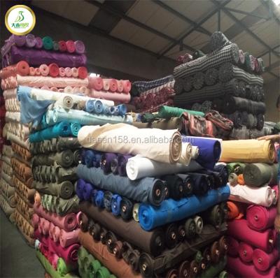 China Shrink-Resistant Denim Stock Cotton Yarns Dyed Fabrics Stock in China for sale