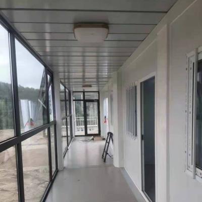 China Modern economical hallway container office component prefab houses container house container hallway type B for sale