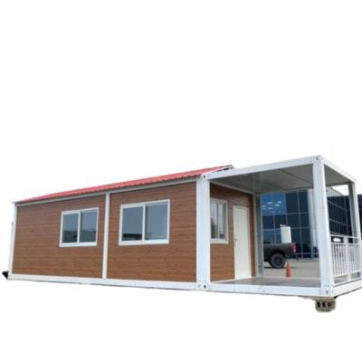 China Modern 20ft high 40 cube container ready made prefab luxury foldable house prefab modular home container folding house for sale