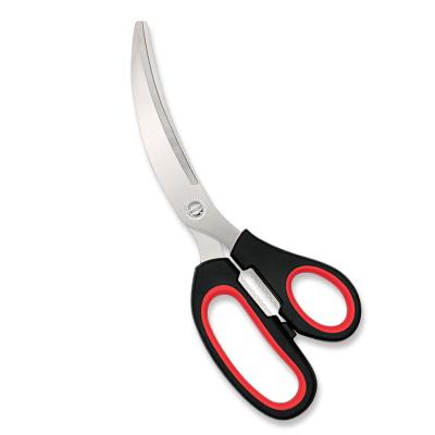 China Stocked Korean BBQ Scissors Cut Open Mouth Scissors Stainless Steel BBQ Steak Cutter Chicken Bone Kitchen Fish Vegetable Chef Tool for sale