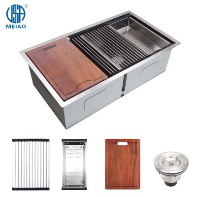 China Without Faucet New Product Best Selling Ledge Sink Stainless Steel Farmhouse Sink With Cupc Certificate for sale