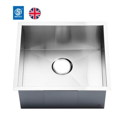 China Hot Sale Small Size 18 Gauge Kitchen Sink Undermount Faucet UK Single Bowl Household Stainless Steel Modern Without Sink for sale