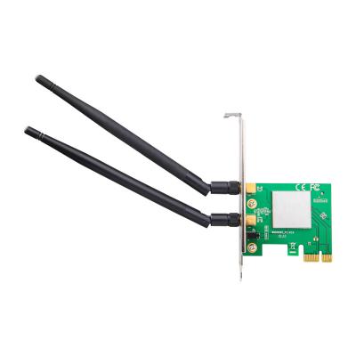 China Win XP/Vista/Win 7/Win 8/Win10/Linux/MAC Long Distance Connection 300Mbps N MIMO WIFI PCI Express Wireless Adapter for sale