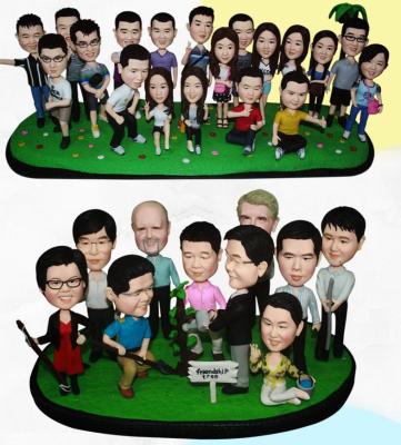 China China Special Gift Set Custom Collectible Figurines Clay Doll Molds Pet Sculpture for sale