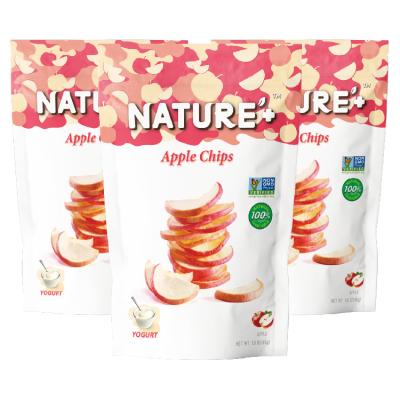 China Hot Factory Sales Vegan Low Fat No Preservatives Bulk Freeze Dried Apple Chips 45g For Adults for sale