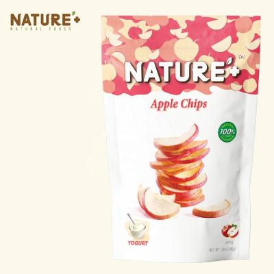 China Factory Sales Low Fat Hot Flavor Apple Chips Yogurt Sour And Sweet Snacks Manufacturer for sale