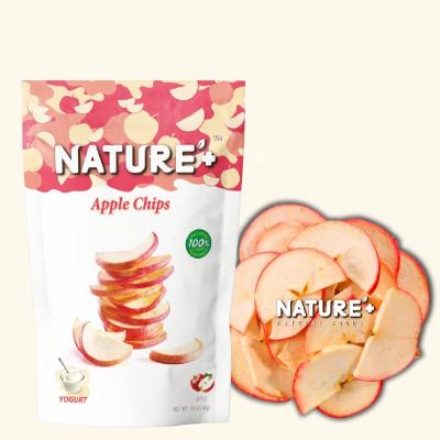 China Low Fat Vacuum Fried VF Flavor Vegan Sweet and Sour International Export Quality Apple Chips Yogurt for sale